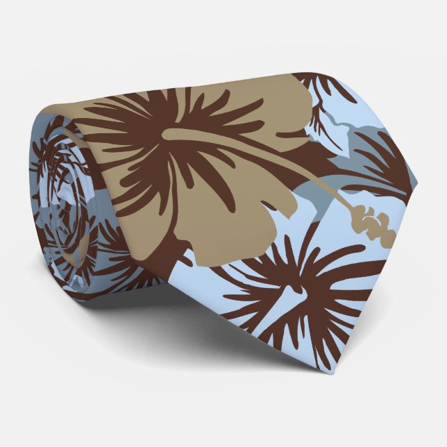 Cravate florale épique de Hawaïen de ketmie (Roulé)