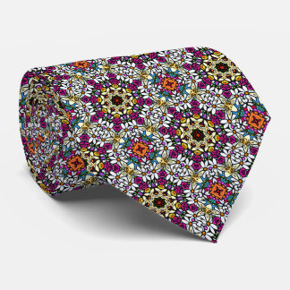 Cravate Flower Power V Neck Tie