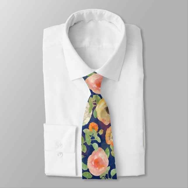 Cravate Flowers (Attaché)