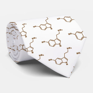 Cravate Formule chimique moléculaire de sérotonine