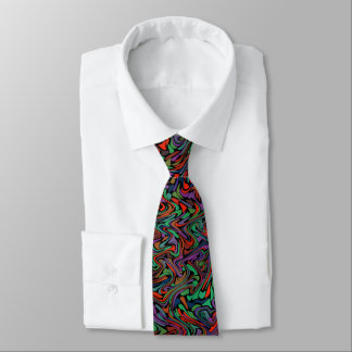 Cravate Fractale Fiesta Swirl
