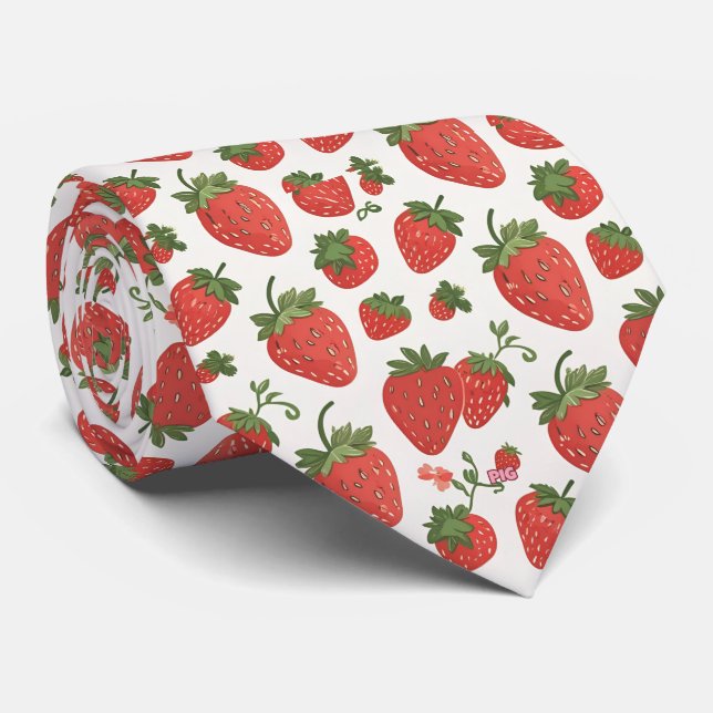 Cravate fraise (Roulé)