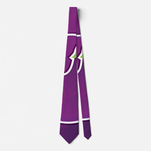 Cravate Funky eggplant (Devant)