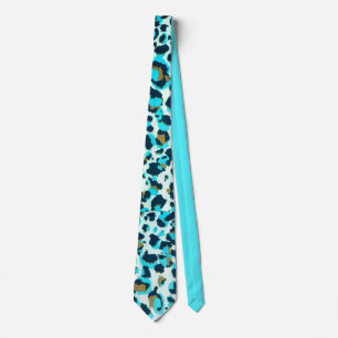 Cravate Funky Leopard Motif zoo animal art animal