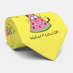 Cravate Funny Chat Watermelon mignon Kids