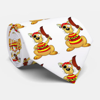 Cravate Funny Pirate Dog with Toy Sword