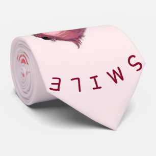 Cravate Funny Romantic Sloth - Smile - Ajouter Votre Texte