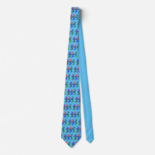 Cravate Gastroenterology Gifts Stomach Design Blue Tie