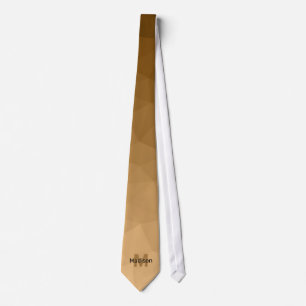 Cravate Géométrie de monogramme à motif en maille dégradé 