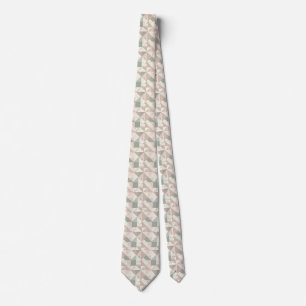 Cravate Géométrie Pastel Élégante