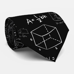 Cravate Geometry Geek & Black and white Neck Tie