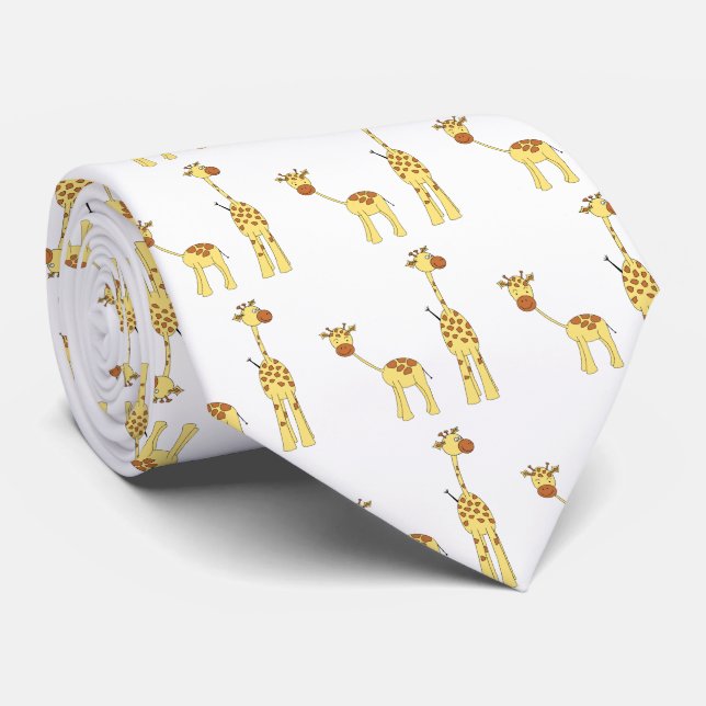 Cravate Giraffe adulte et jeune (Roulé)