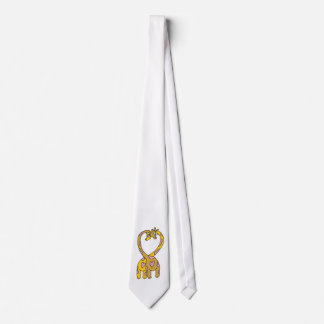 Cravate giraffes in love tie