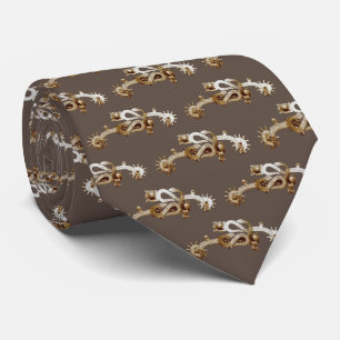 Cravate Gold Western Cowboy Spurs