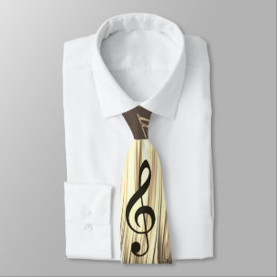 Cravate Golden Plectron - Design élégant pour les mélomane