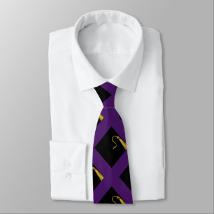 Cravate Graduation violet