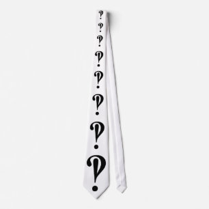 Cravate graduellement croissante d'Interrobang