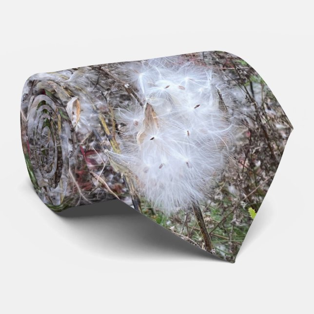 Cravate Graines et soie d'algues (Roulé)