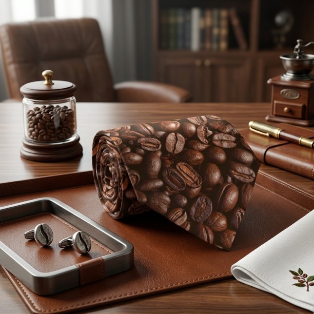 Cravate Grains de café (Créateur téléchargé)