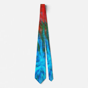 Cravate Grands coups abstraits 001 multicolores