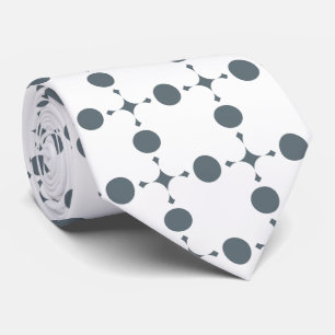 Cravate Gray Polka Dots, Polka Dot Pattern, Dots
