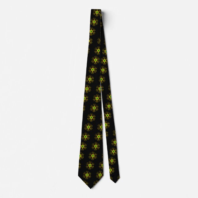 Cravate GREEN TALISMAN, Noir (Devant)