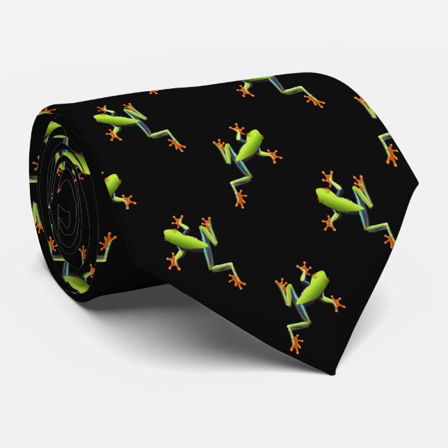Cravate Grenouille d'arbre (Roulé)