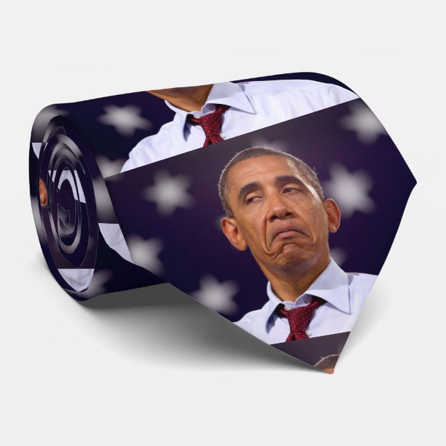 Cravate grincheuse de Barack Obama (Roulé)