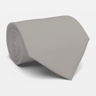 Cravate Gris Taupe Poussiéreux Couleur Uni