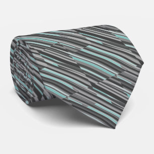 Cravate Gris turquoise et gris