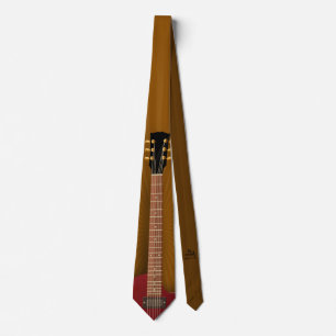 Cravate Guitar Necktie Music Theme Version 2