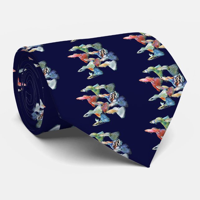 Cravate Guppies (Roulé)