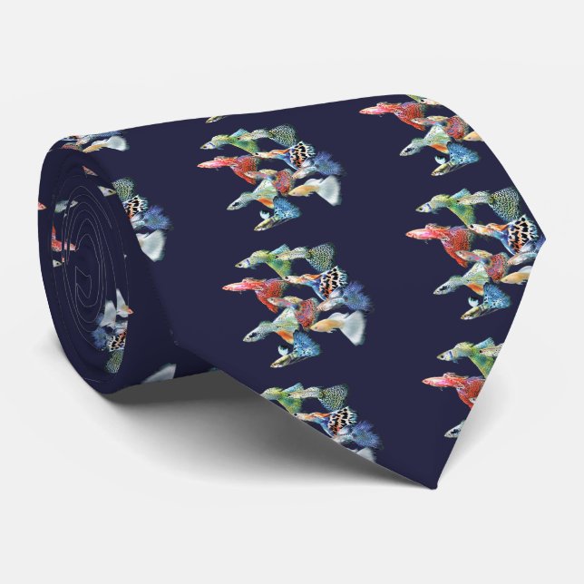 Cravate Guppies (Roulé)