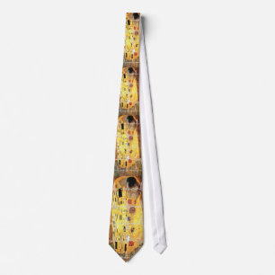 Cravate Gustav Klimt de cardiologue "le baiser "