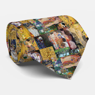 Cravate Gustav Klimt,"Le collage de Klimt fonctionne" ク イ