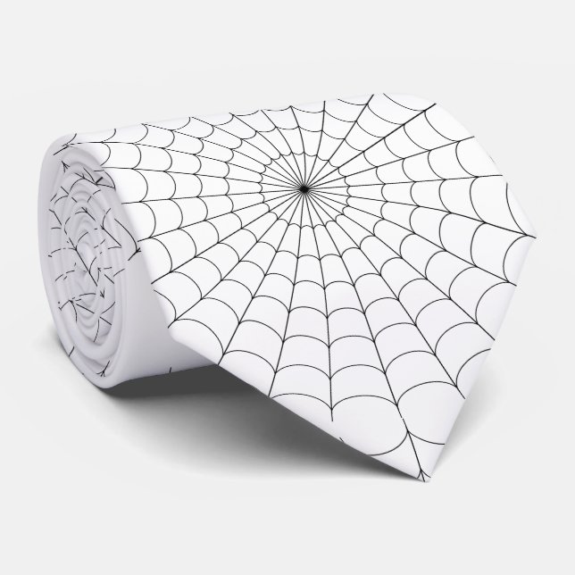 Cravate Halloween Cravate/Spider Web (Roulé)