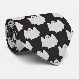 Cravate Halloween, Fantôme Effrayant, Trick Or Treat, Hou