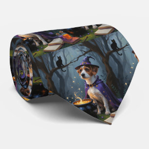 Cravate Halloween lunaire de Chesapeake Bay Terrier