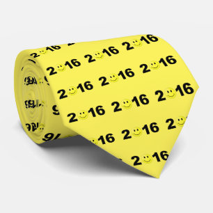 Cravate Happy New Year 2016 Funny Sweet Number Tie
