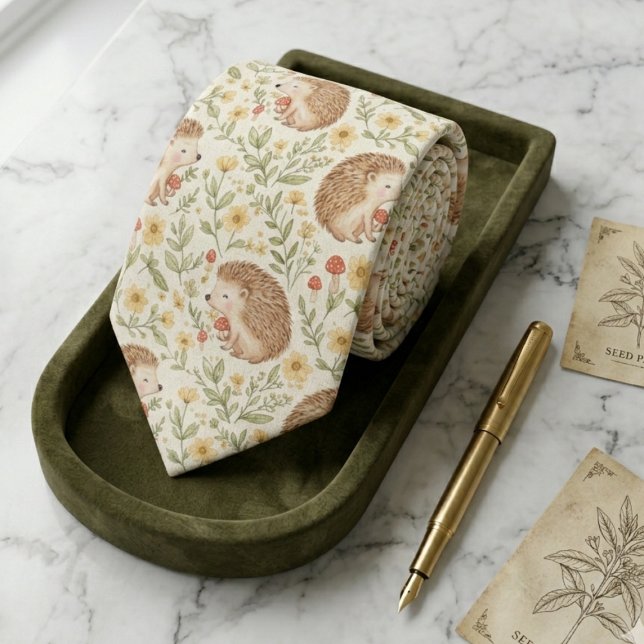 Cravate Hedgehog Meadow  (Créateur téléchargé)