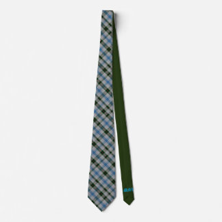 Cravate Henderson Scottish Clan Tartan Solid vert initial