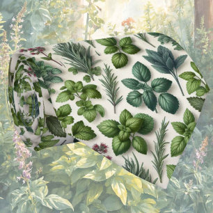 Cravate Herbes fraîches de jardin Chemise de cuisine pou