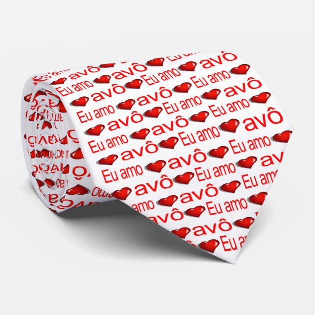 Cravate Heureuse Sainte-Valentin Homme Avo (Roulé)