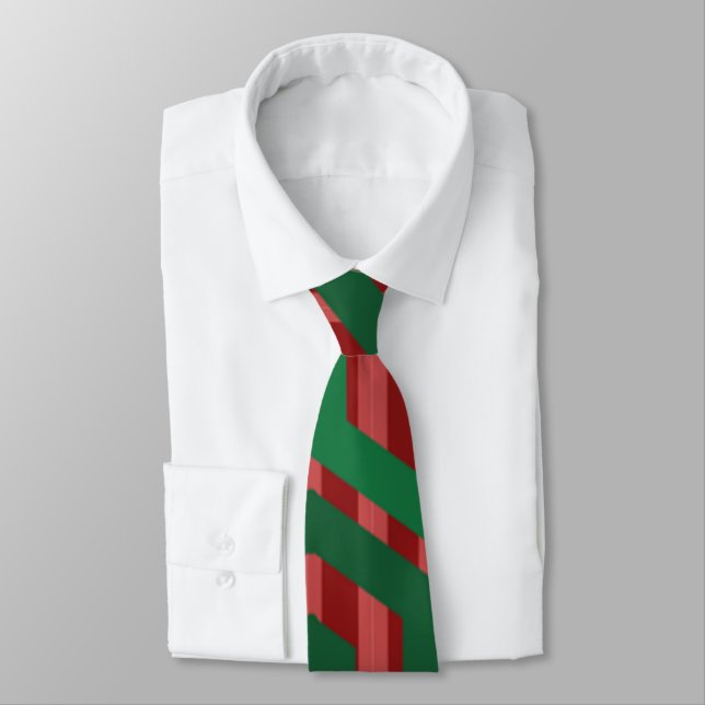 Cravate Hexagones de Noël (Attaché)