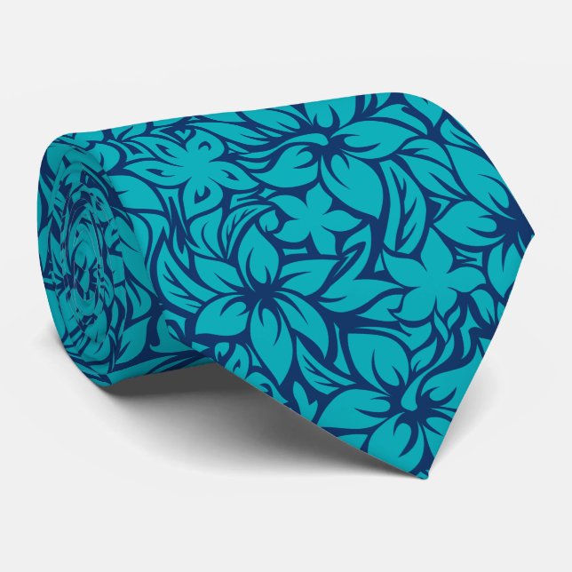Cravate Hibiscus Hawaiian de Moloaa Bay Chemise Aloha Impr (Roulé)