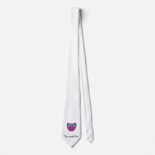 Cravate Hibou de parties scintillantes