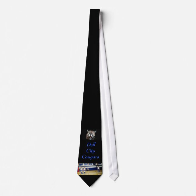Cravate homegame CougarPhotoSnarl, Dell… - Customisé (Devant)