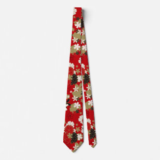 Cravate Homme au design floral japonais
