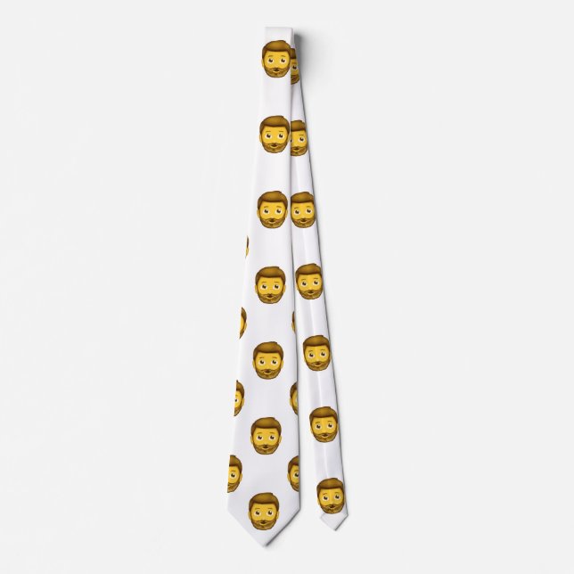 Cravate homme barbu emoji homme homme homme homme homme co (Devant)