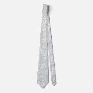 Cravate homme gris argent élégant